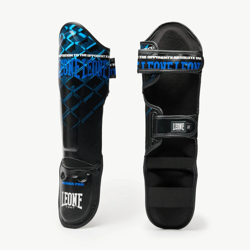 Leone Shinguards MMA CAGE- Blue